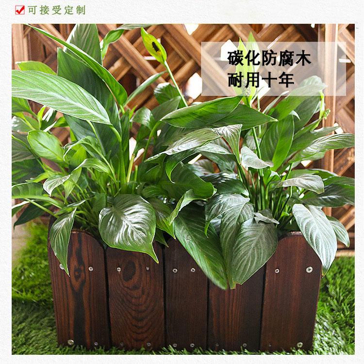 公园防腐木花箱 防腐木花箱 厂家直销 价格优惠