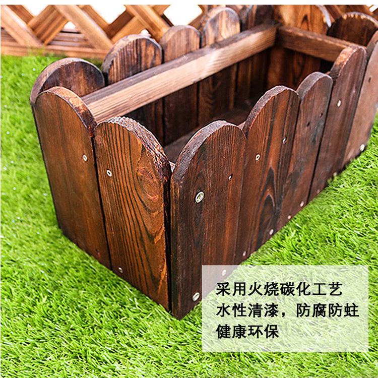 户外防腐木花箱 防腐木花箱厂家 质优价廉欢迎选购