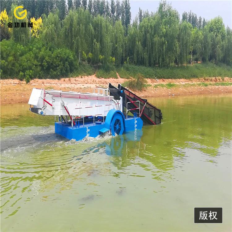 水面垃圾收集船   小型河道清污船