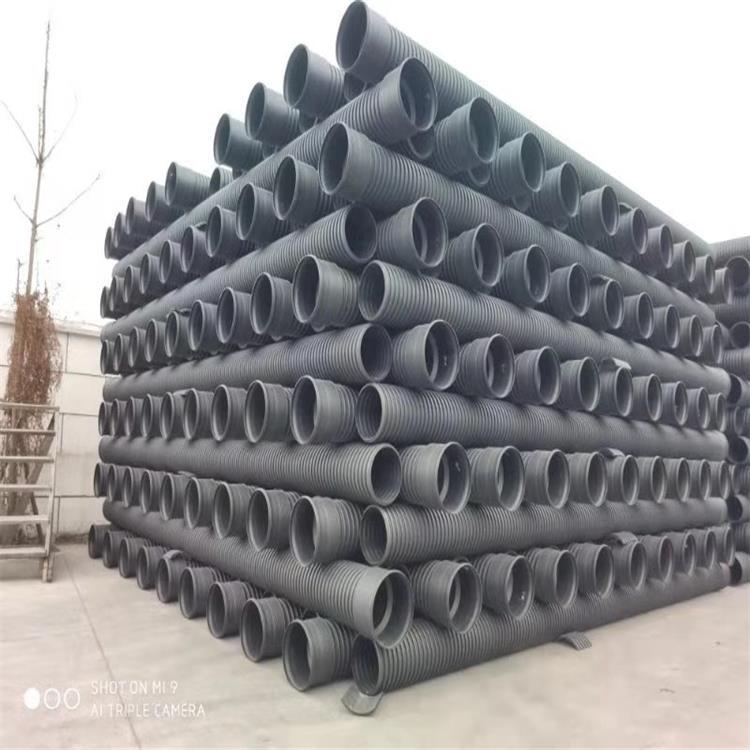 成都pe双壁波纹管厂家 双壁波纹管价格 厂家直销