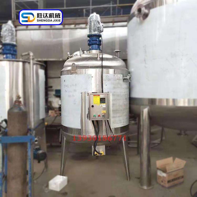 高温树脂胶密封反应釜不锈钢304耐腐蚀化工搅拌罐电加热上机械密封搅拌罐