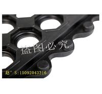 厨房耐油垫_青岛凯东供应酒店厨房疏水橡胶<em>防</em>油地垫_工业用可拼接耐油带孔抗疲劳垫黑色绿色914*914*16mm