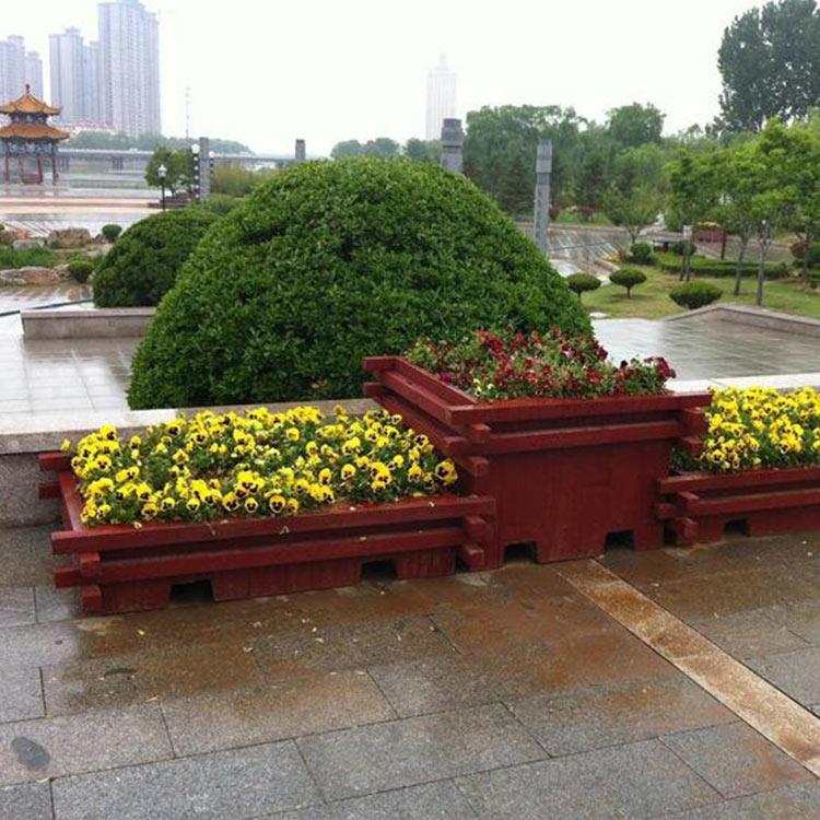 厂家供应 防腐木花箱 防腐木花箱价格