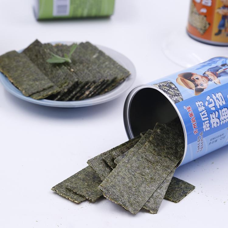 夹心海苔 潍坊铭聚食品出售海苔小零食 芝麻海苔夹心脆生产