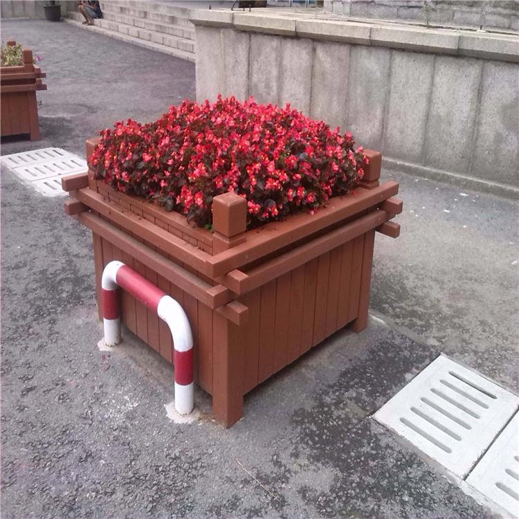 亚森防腐木花箱 开封防腐木花箱 款式多样外形美观