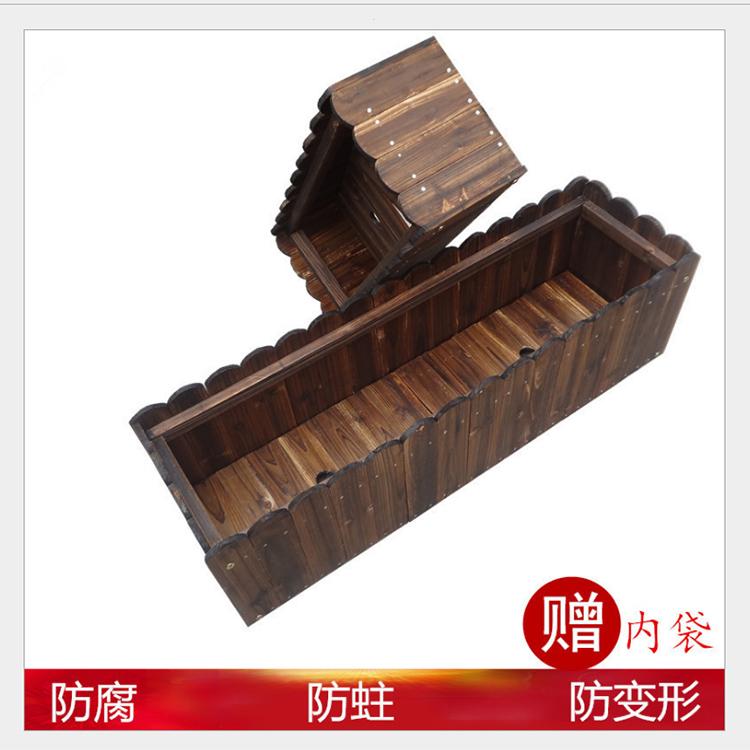 防腐木花盆批发 防腐木花箱厂家 亚森专业加工定制