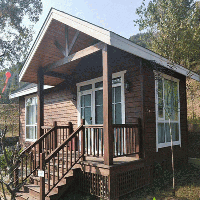 厂家直销防腐木木屋 度假村防腐木木屋木别墅 款式多样 欢迎定制