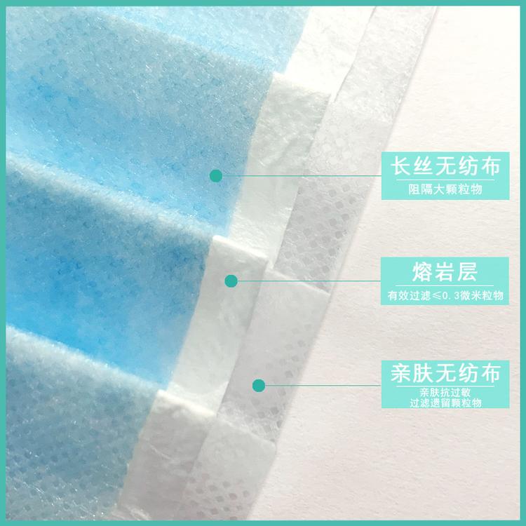 <em>防</em>飞沫透气一次性防护口罩