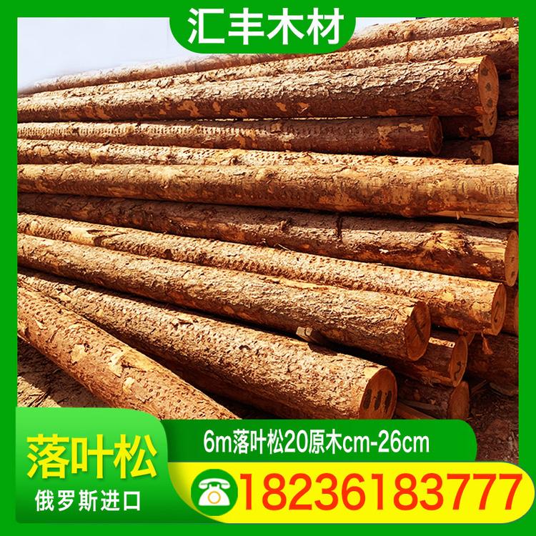 汇丰木材 6m落叶松20原木cm-26cm 汇丰木材 6m落叶松20原木cm-26cm