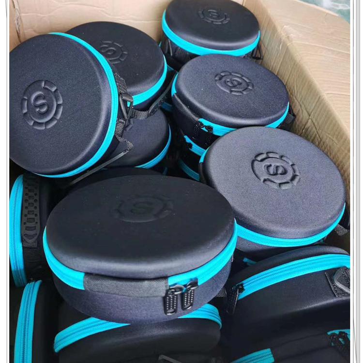 厂家直供圆形EVA泡棉箱包 耐用热压文具袋可定制