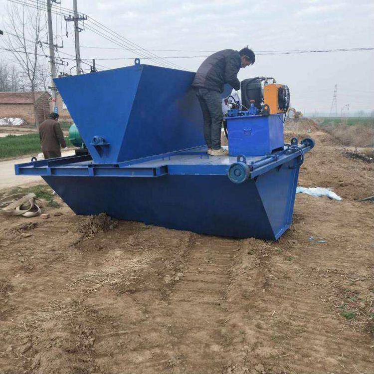 农田渠道成型机 水沟一次成型机 排水沟渠衬砌机厂家直供