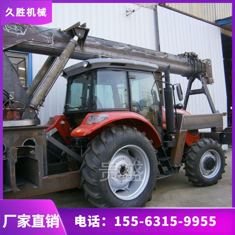 现货东方红拖拉机吊车 多功能钻孔吊重一体机 12吨16吨拖拉机吊车 久胜机械