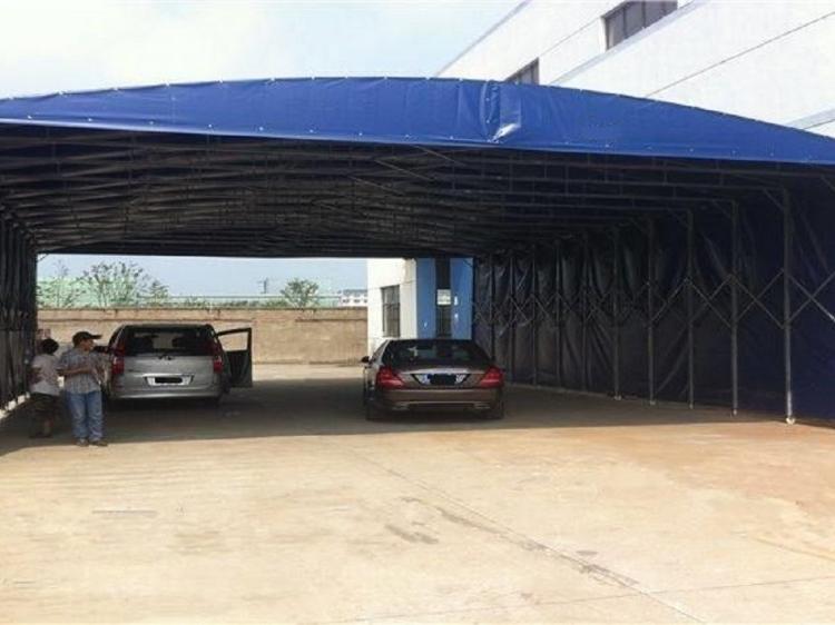 现货出售遮雨棚 移动推拉棚订制 量大价优
