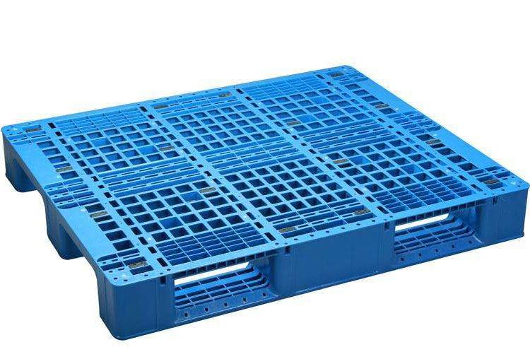 THCW1210川字网格塑料托盘内置3钢管