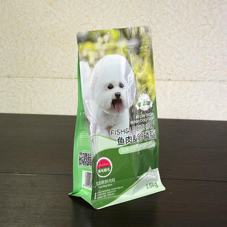 可加工八边封包装袋 宠物粮食包装袋生产厂家 宏源