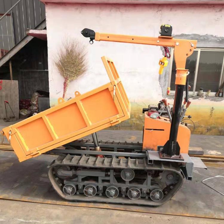 定制小吨位履带抓毛竹机厂家  农用履带四驱车厂家定制爬山机