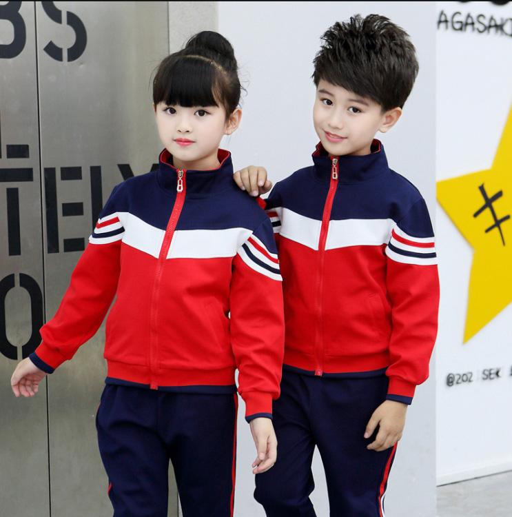 厂家直销幼儿园园服春秋装 老师儿童校服套装 中小学生校服班服定制