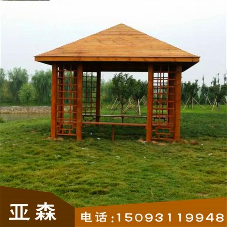 河南凉亭防腐木 防腐木凉亭厂家 防腐木景观凉亭