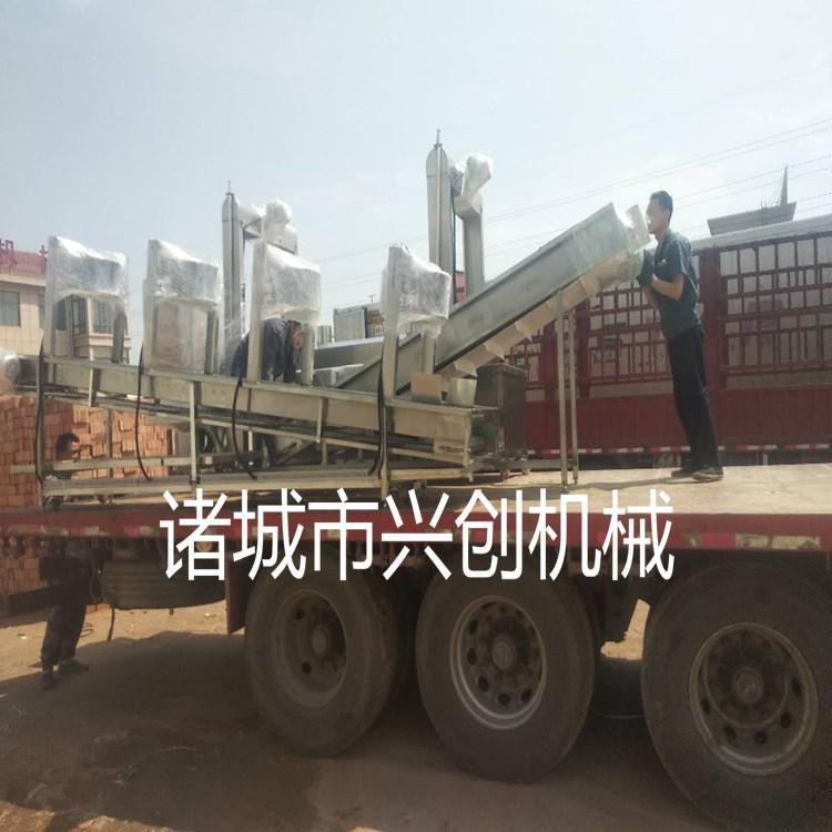 全自动油炸流水线厂家 电加热全自动油炸流水线 连续油炸机报价