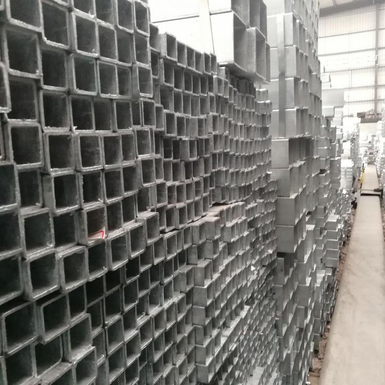 广西钢材市场批发镀锌方管    140*70镀锌扁通-规格齐全