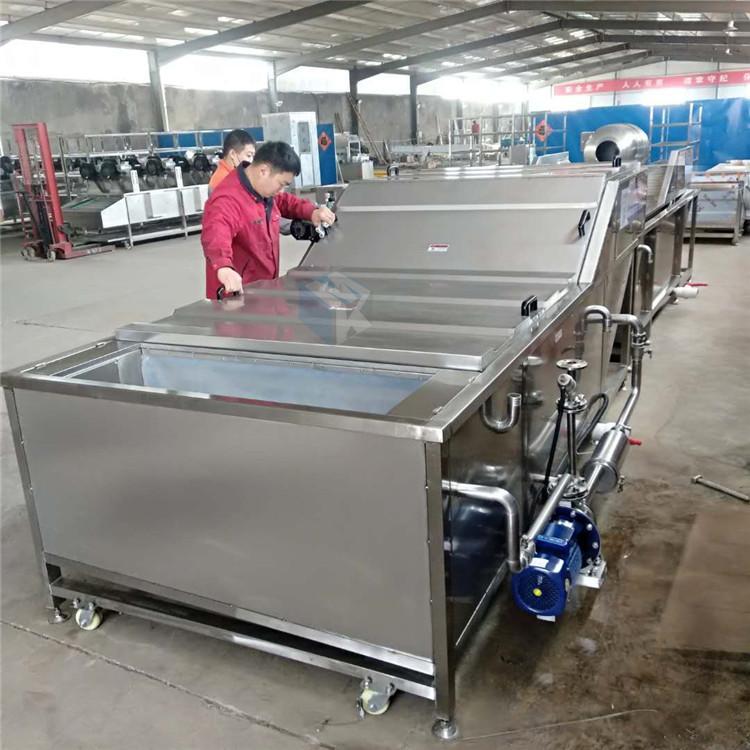 百香果漂烫机价格 芒果漂烫设备生产商 果蔬杀青流水线图片 美康食品机械