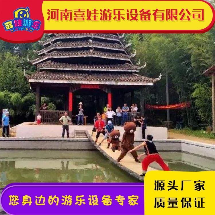 热门打卡项目移动网红桥 户外水上摇摆桥 安全放心 价格优惠