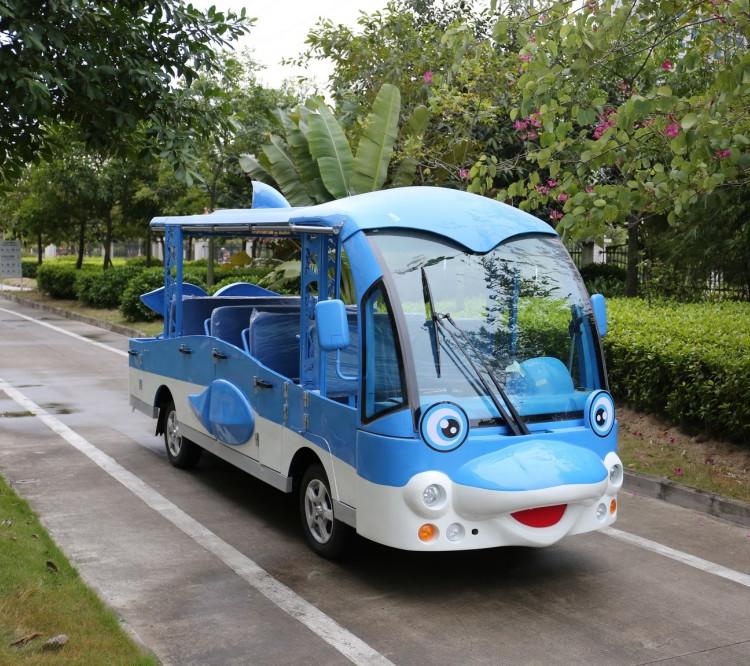 电动观光车海豚款电瓶游览观光车定制