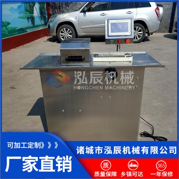 泓辰电动单路扎线机 不锈钢立式扎线机 台式腊肠捆线机 包邮