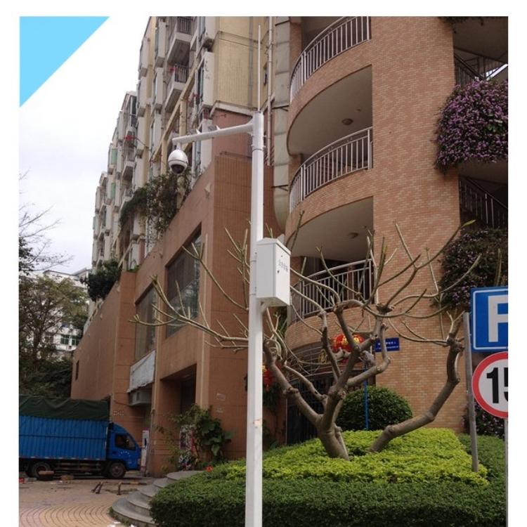圆锥监控立杆