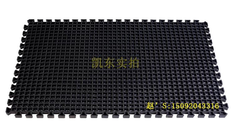 球形抗疲劳地垫 青岛凯东厂家直销 工业耐用型圆点抗疲劳垫 工人脚下铺设加厚黑色橡胶地垫600*900*16mm