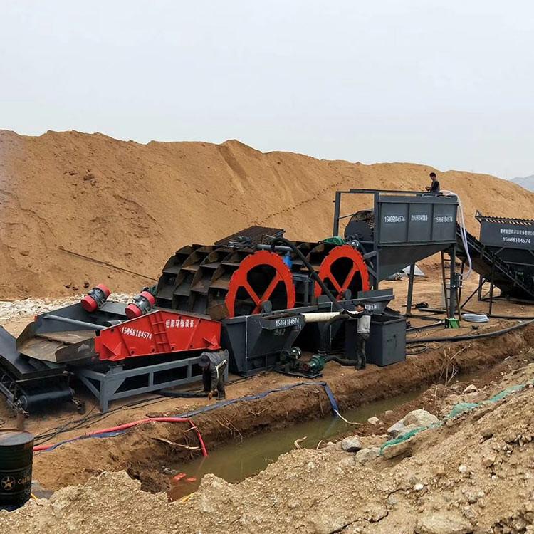 洗砂机加工 青州洗沙设备 建筑工地洗沙设备