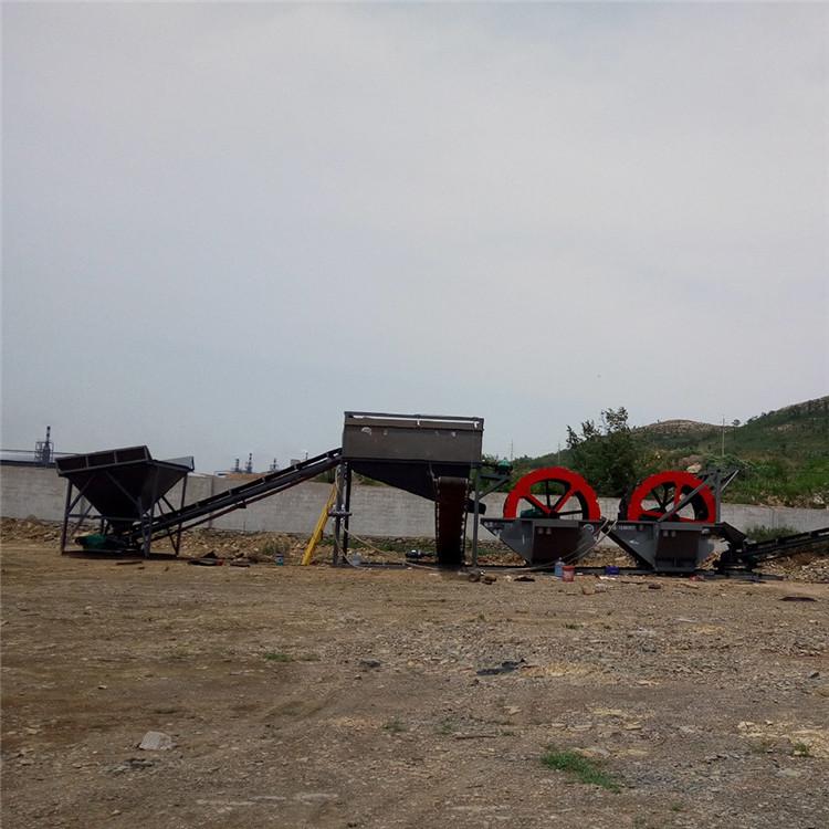 洗砂设备报价 轮式洗沙机 青州轮式洗沙机 沙场煤场用轮式洗沙机