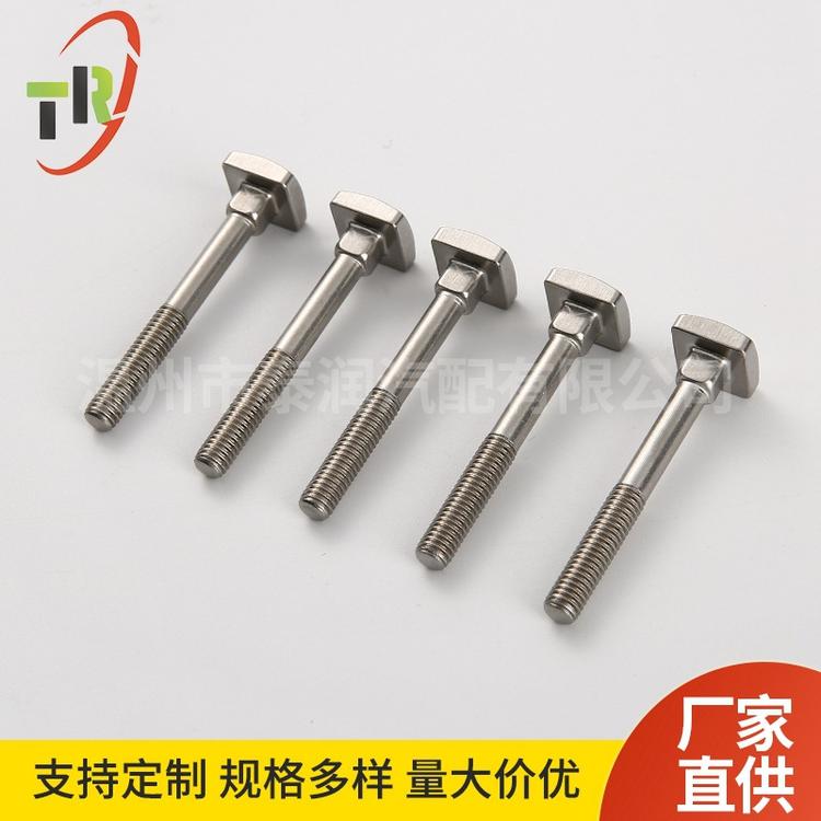 厂家供应方头T型螺栓 不锈钢T型螺栓TR020479-M5 汽车电瓶栓T型螺栓