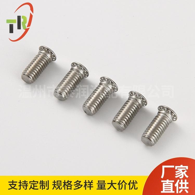 泰润供应 汽车电瓶栓铆钉螺栓 M6-12不锈钢铆钉螺栓 不锈钢铆钉螺栓压板螺柱