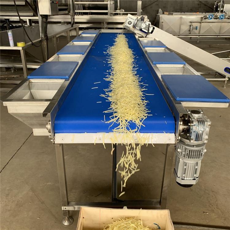 根茎类清洗风干流水线 叶菜类鲜切生产设备制作厂家