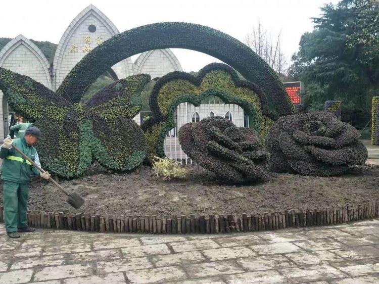 现货花坛绿雕景观花坛造型施工