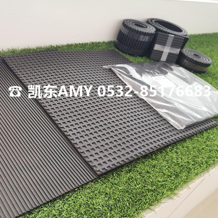 机械设备工业缓冲胶垫_青岛厂家供应_橡胶减震垫_橡胶防滑垫450*450*8mm