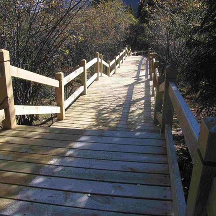 批发定制景区防腐木栈道 园林防腐木栈道 质优价廉欢迎选购