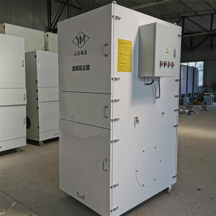 7.5kw工业粉尘集尘机脉冲除尘机箱体式工业集尘机厂家直销域美环保