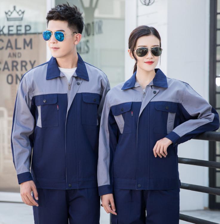 纯棉舒适透气工作服劳保服 耐磨工程服