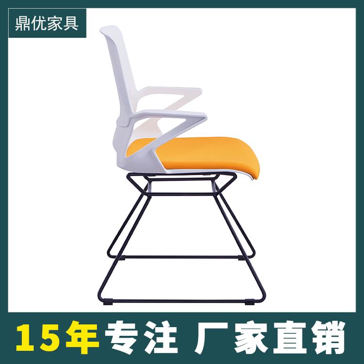 大学高校图书馆阅览室椅子 洽谈室椅子展厅接待桌椅生产厂家 鼎优专注培训桌椅-f1弓形