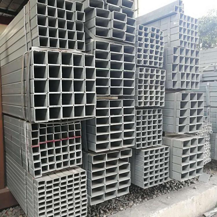 镀锌方管厂家   60*60热镀锌方管     120*60镀锌扁通