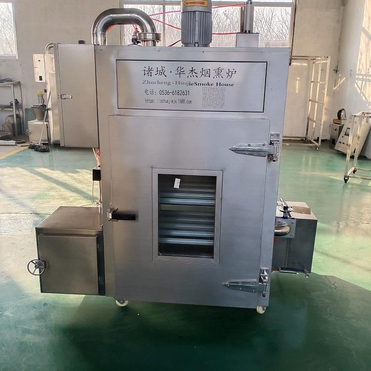 厂家直销小型外置发烟炉  红肠蒸煮烟熏一体炉  诸城华杰机械烟熏炉厂家