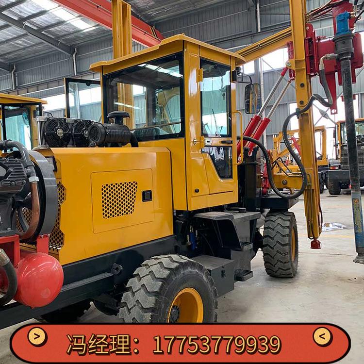 液压锤波形防护栏压桩机路面围栏打拔道路钻孔高速公路护栏打桩机