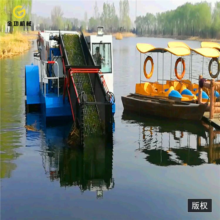 全自动割草船  水葫芦打捞船