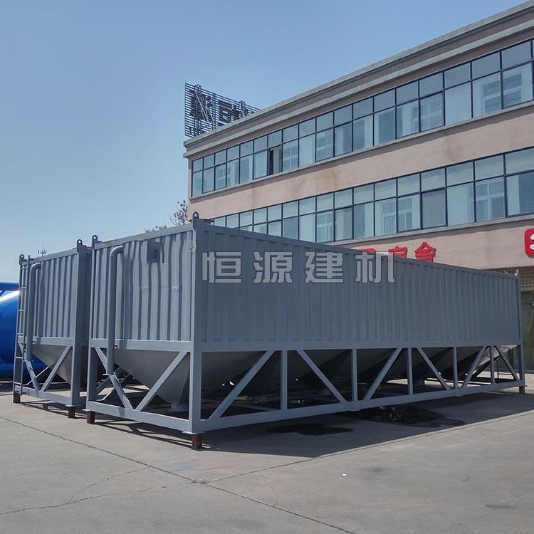 100吨散装卧式水泥仓 卧式水泥仓生产厂家 正源机械优质供应商