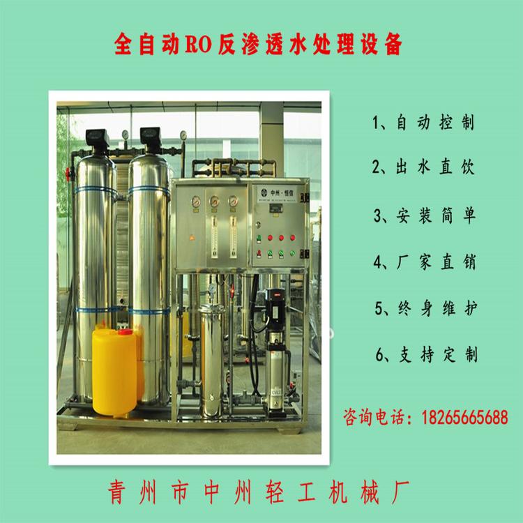 纯净水设备小型纯水机定制 反渗透水处理设备 四川重庆江西纯净水设备