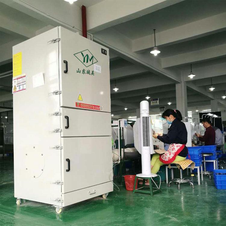 域美环保厂家直销15KW柜式集尘器15000风量脉冲滤筒除尘器价格优惠