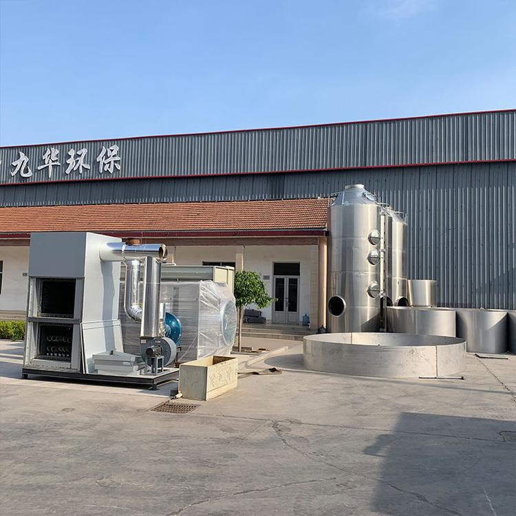 不锈钢喷淋塔 脱硫除尘降温设备 漆雾处理环保设备 洗涤塔高端环保设备厂家