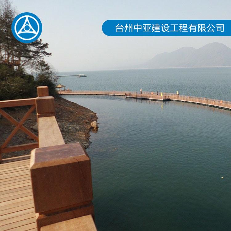 塑料浮筒水上平台 中亚水上工程 水上浮桥水上平台浮筒